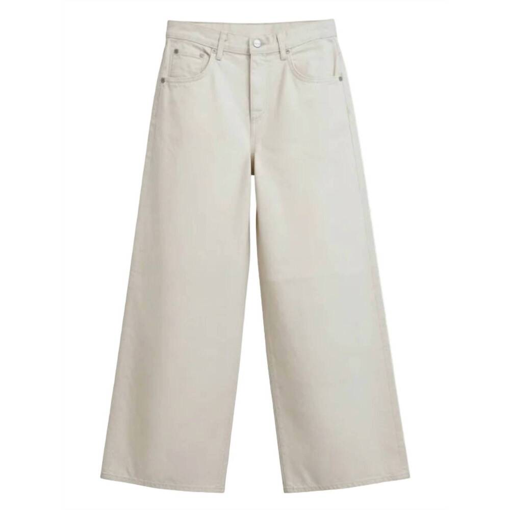 NEW TWP tiny dancer wide leg jeans in natural - Picture 7 of 7